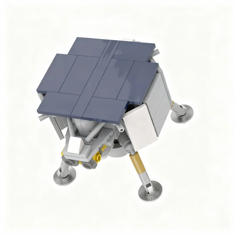 281pcs MOC Peregrine Lunar Lander Iris CubeRover Space Model Building Blocks Christmas Gifts Toys Architecture DIY Creative Idea