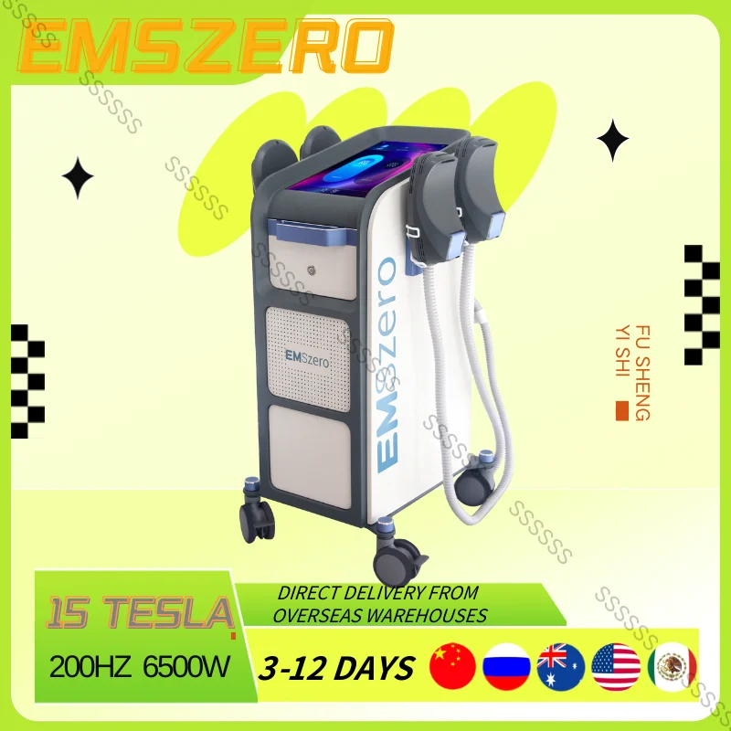 

2024 EMSzero 6500w Portable NEO Professional Electromagnetic Stimulation Fitness Equipment Nova Rf Muscle EMS Hiemt