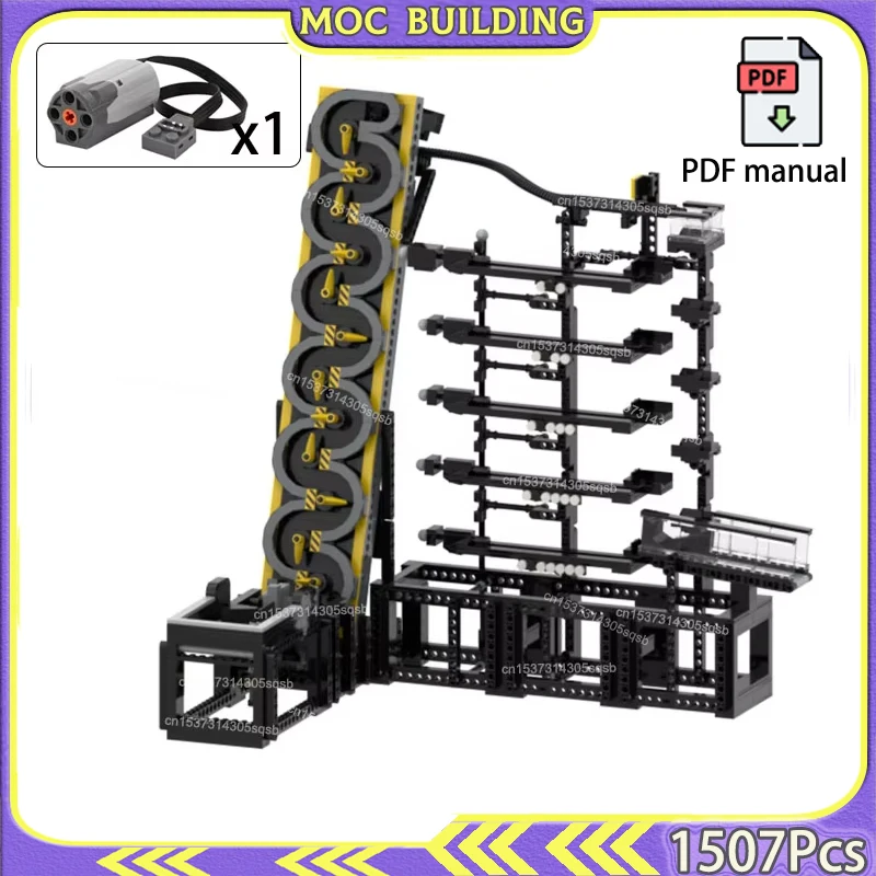 

MOCBuilding Block Sports Model GBC Ball Counter Technology Bricks DIY Assembly Sets GBC Great Ball Contraption Toys Gifts