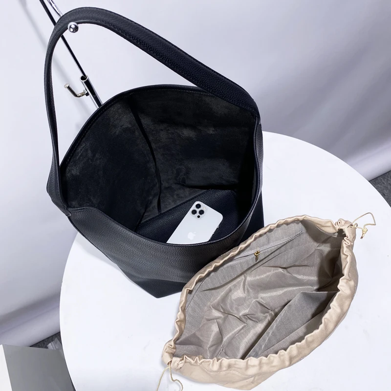 Classic Composite Bucket Bags For Women Luxury Designer Handbags Purses 2024 New In PU With Inner Pocket Large Capacity Shoulder