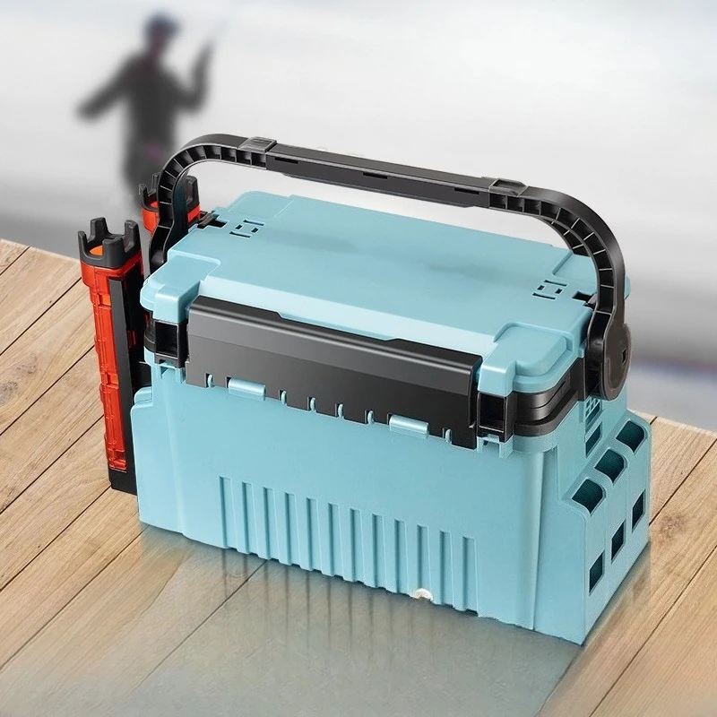 

Большой уличный многофункциональный ящик для рыбалки, ведро для живой рыбы, ящик для хранения рыболовных принадлежностей, органайзер для удочки