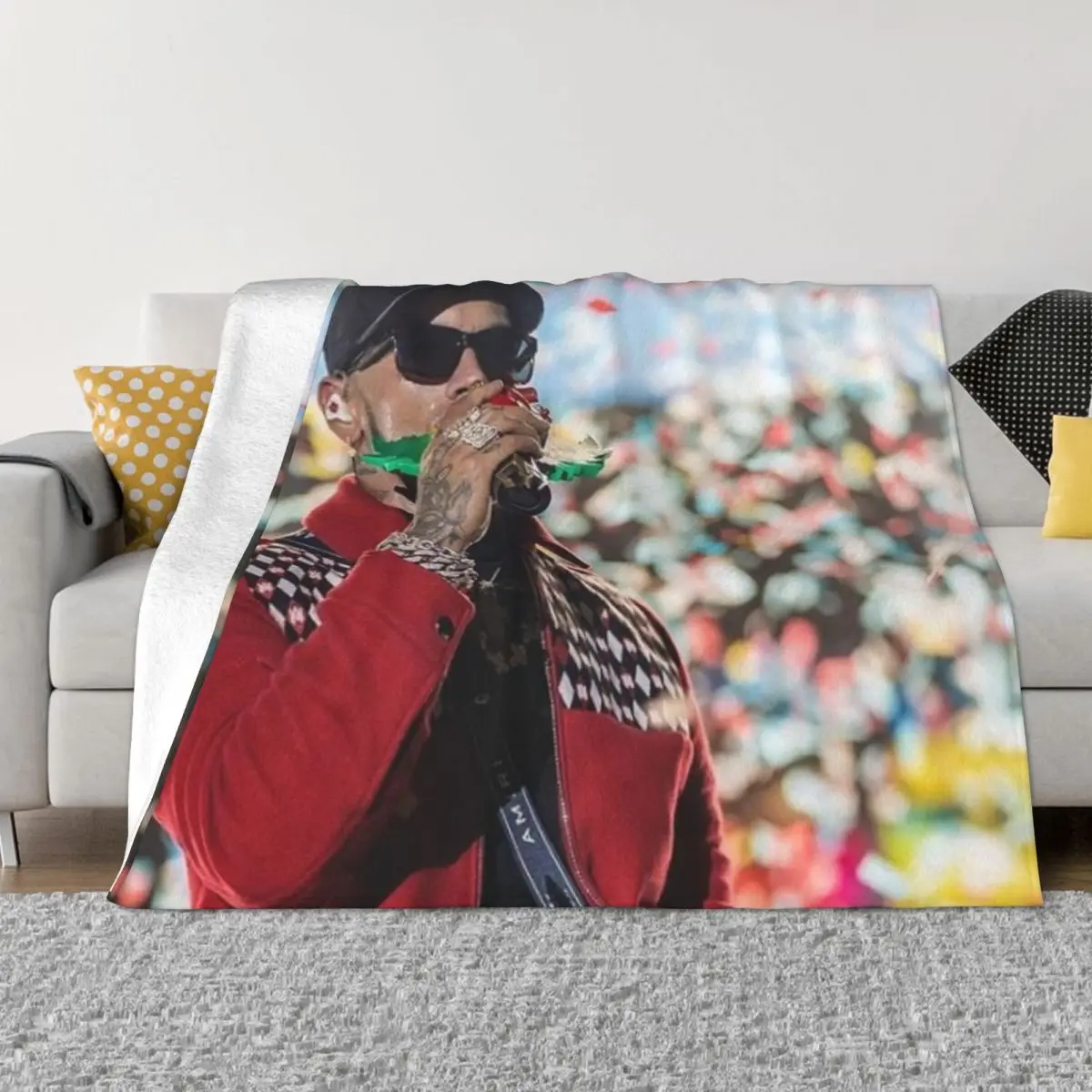 

Anuel AA 000094 Blanket Blankets Quilt For Bed Couple Blankets Personalized blankets Throw Blanket