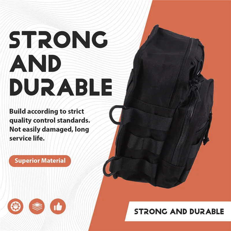 

AB96-Motorcycle Handlebar Bag Travel Universal Bag T Rod Bag Storage Bag For Softail Sportster Front Handlebar Bag