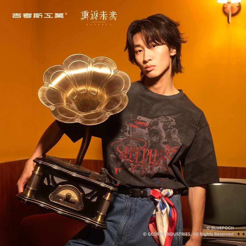 

Official Reverse:1999 T-shirt Regulus Cosplay Costume Anime Game Role Play Man Woman Clothes T-shirt Costume Cosplay gift
