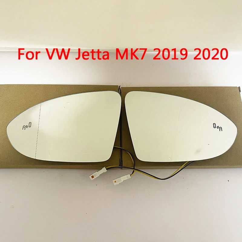 Auto Heated Blind Spot Warning Wing Rear Mirror Glass USA Version For VW Jetta MK7 2019 2020 - view 2