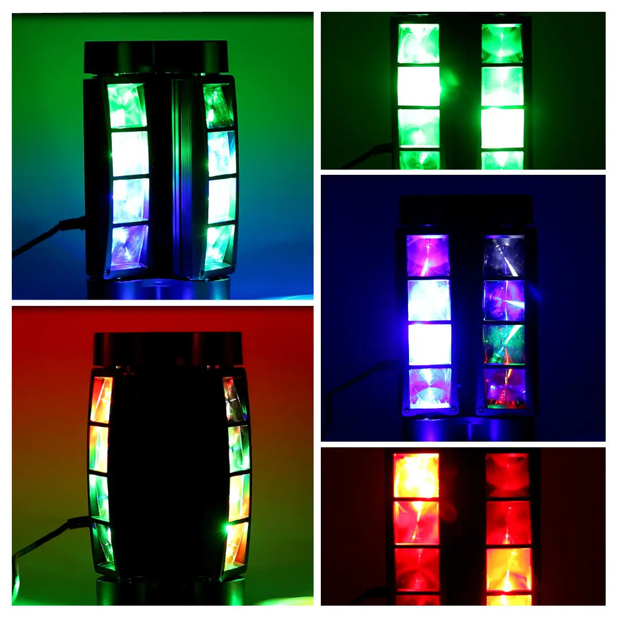 Mini led 8x3w rgbw movendo a cabeça luz led aranha feixe de iluminação palco dmx 512 luz aranha adequado para dj boate