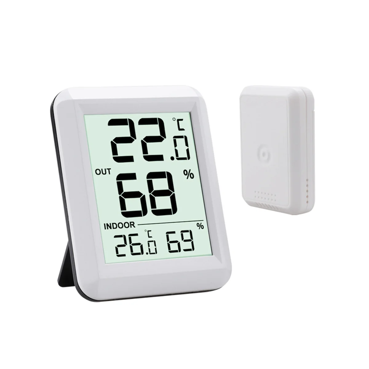 

Wireless Thermometer Hygrometer BabyRoom Digital LCD Temperature Humidity Monitor Indoor Outdoor Weather Station Sensor