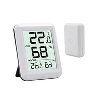 Wireless Thermometer Hygrometer BabyRoom Digital LCD Temperature Humidity Monitor Indoor Outdoor Weather Station Sensor