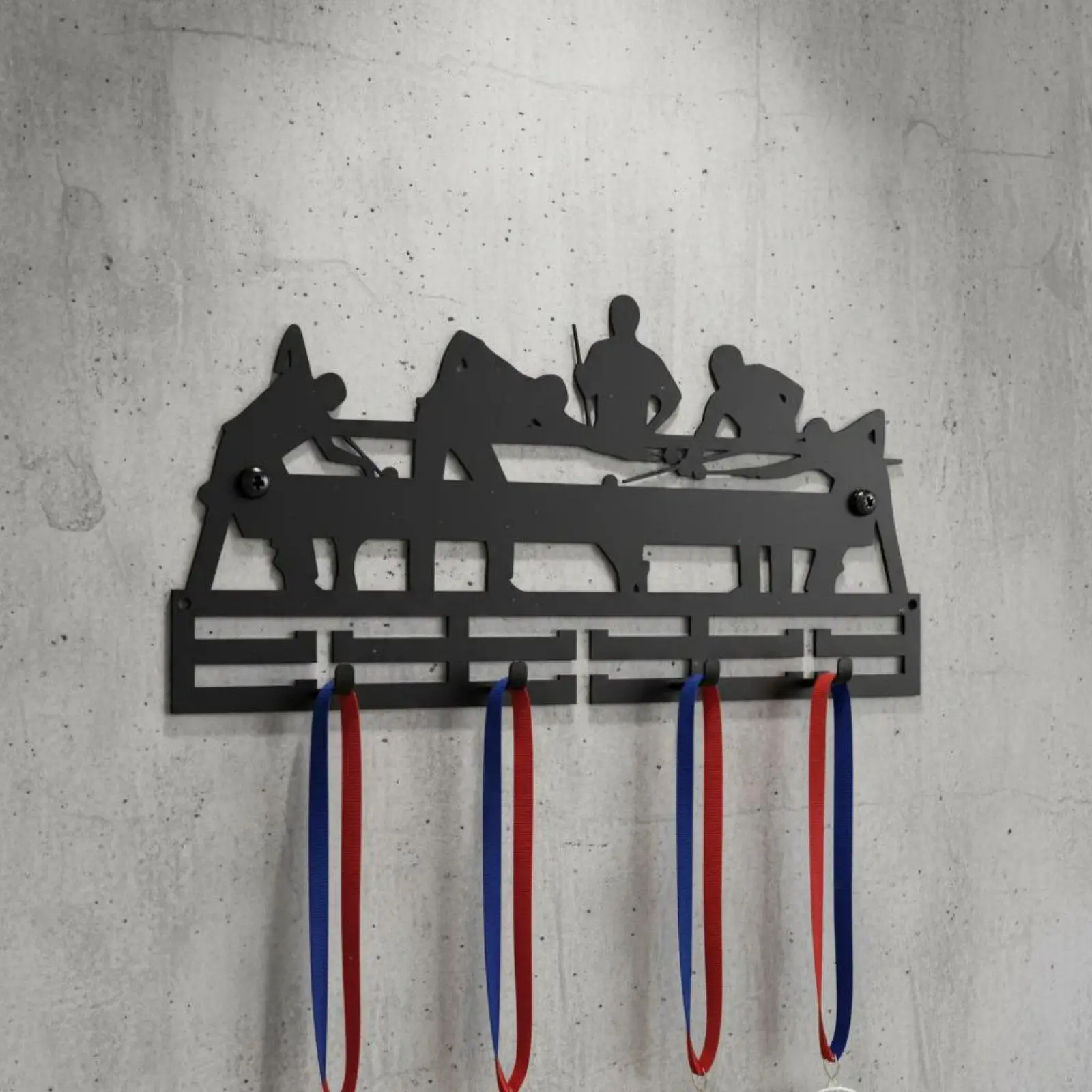 Sports Medal Display Shelf Rack Attachments Gym Bar Holder Iron Award Display for Swimming Gymnastics