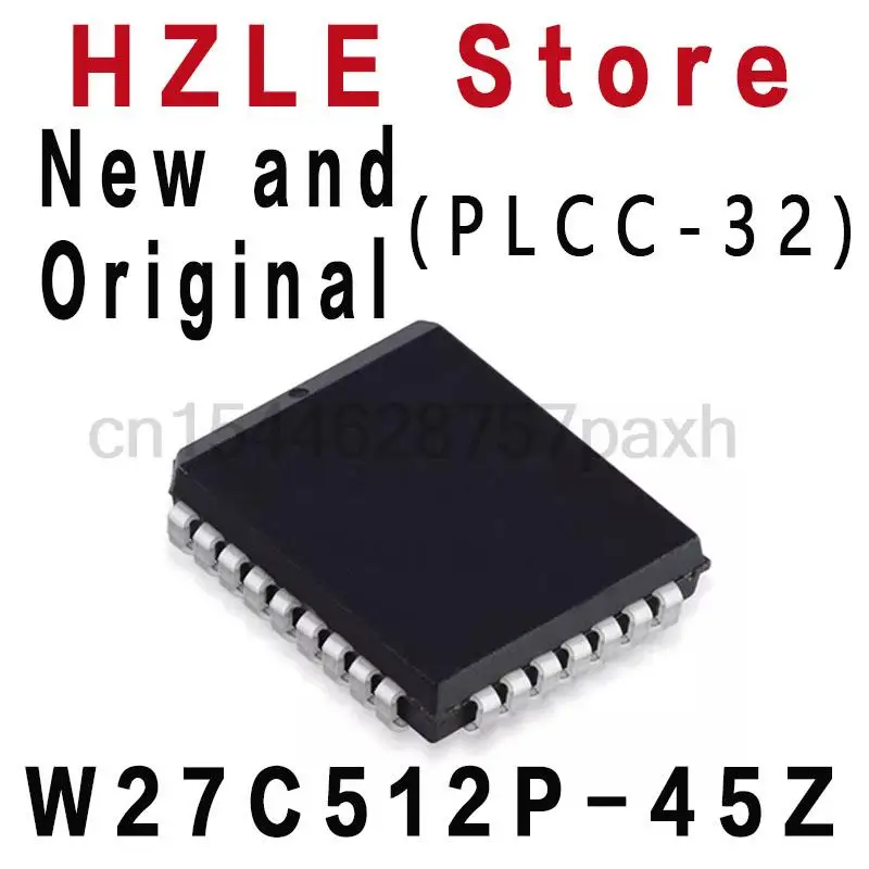 

10PCS New and Original W27C512P 45Z PLCC-32 RONNY IC W27C512P-45Z