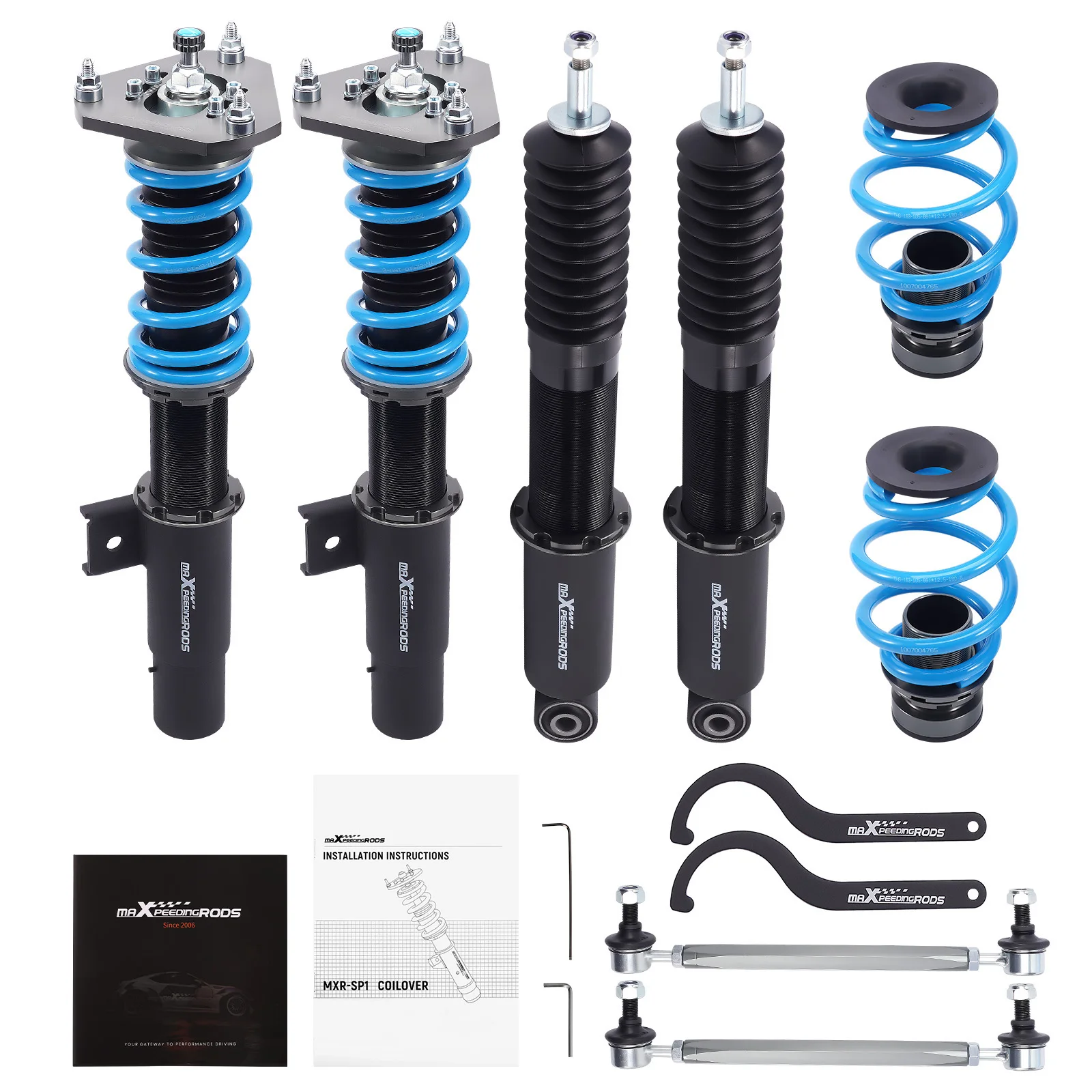 4pcs Coilovers for Volkswagen Golf Mk6 Diesel Models Inc GTD 2WD 2008-2012