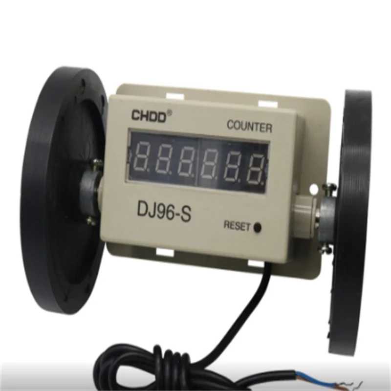 meter counter DJ96-S Length measure Meter Textile Fabric Meter Counter Electronic digital counterDC 12V/AC 220V