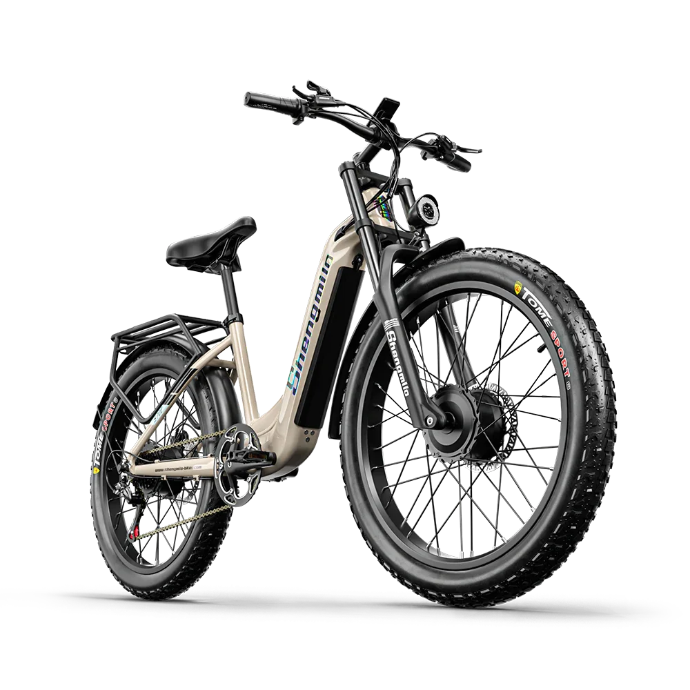 Shengmilo 電動アシスト自転車 マウンテンバイク ファットタイヤ 
