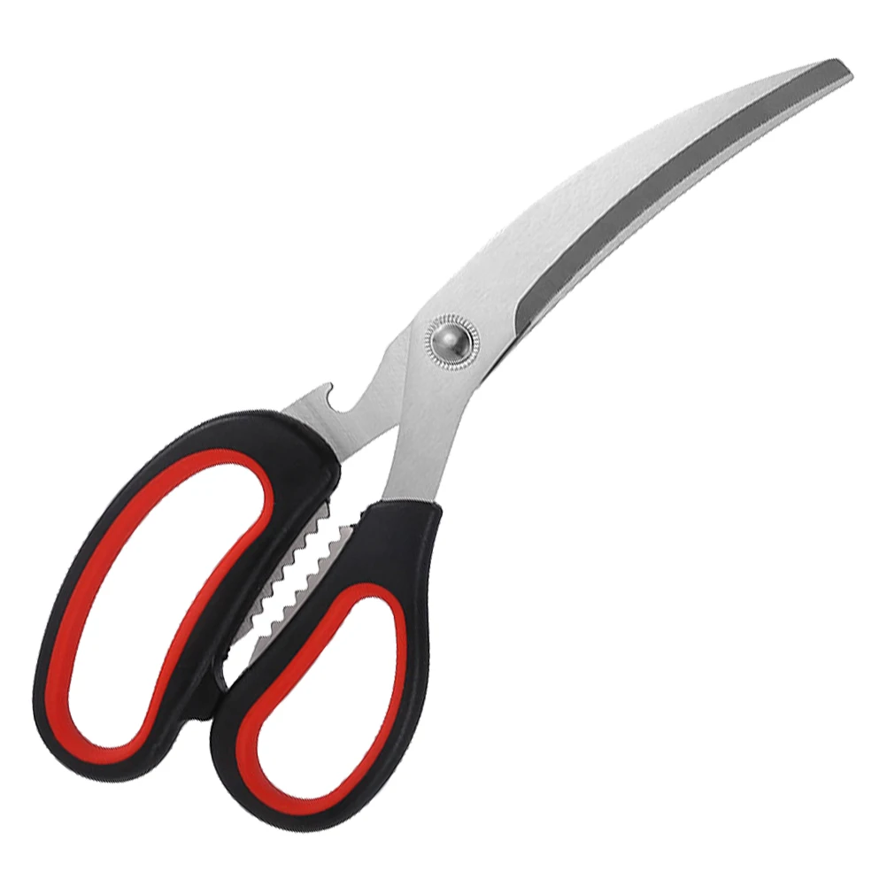 

Sturdy Chicken Bone Scissor with Ergonomic Handle Premium Plastic Stainless Steel Kitchen Shear for Various Foods Bbq