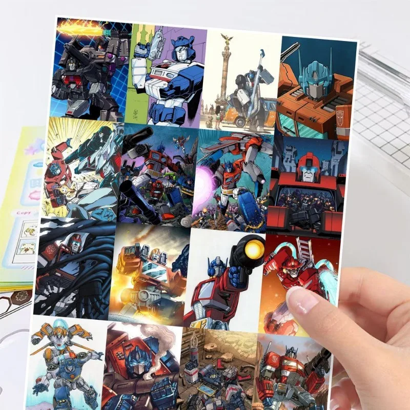 60PCS Transformers Optimus Prime Megatron Sentinel Prime Shockwave โทรศัพท์มือถือกรณีแล็ปท็อปกระเป๋าเดินทางแก้วกีตาร์สติกเกอร์