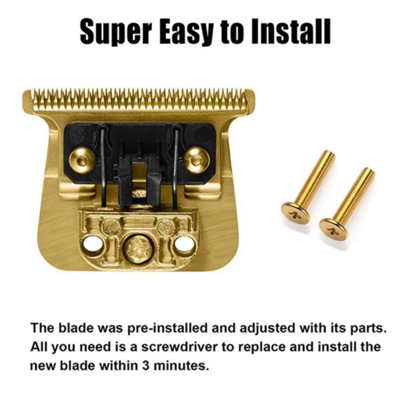 Trimmer Blade Cutter Head Blades Hair Cutting Machine Knife Head Blades Gold For Babylisspro Blade FX787 & FX726 Trimmers FX707