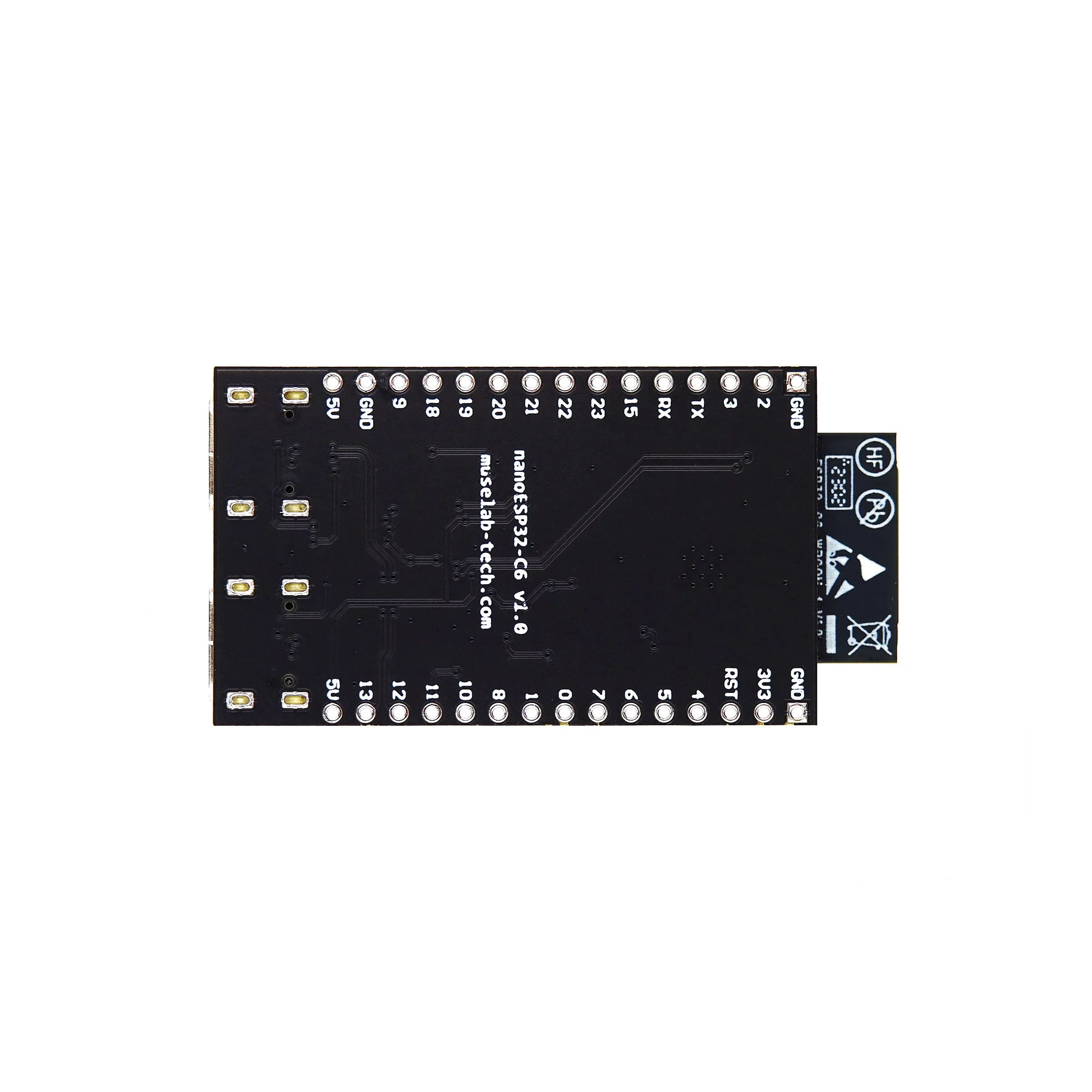 Placa de desenvolvimento nanoESP32-C6 ESP32-C6 placa de sistema mínimo esp32 placa núcleo RISC-V Espressif IoT WiFi6 Bluetooth ZigbeeNew
