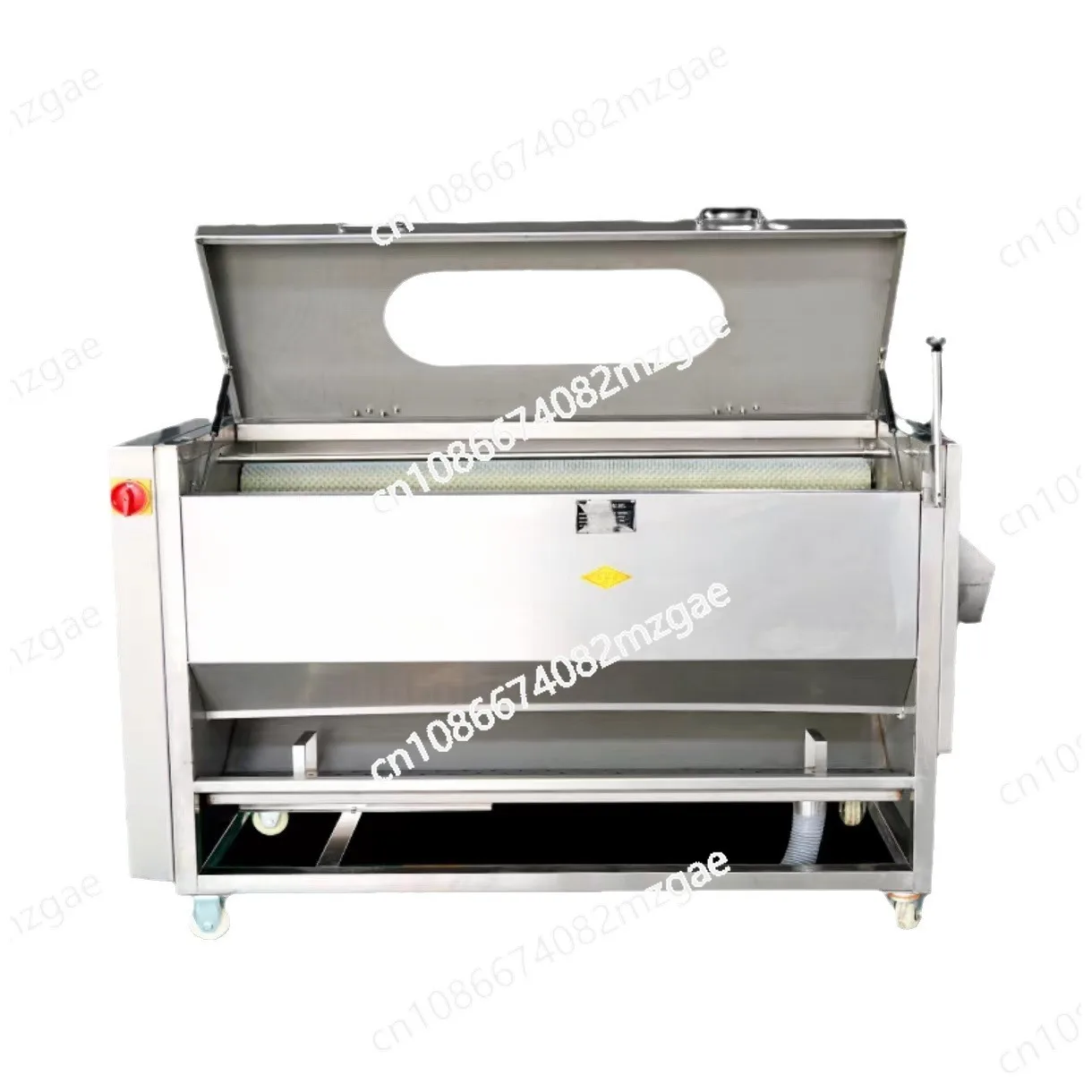 Potato cleaning and peeling machine Ginger, sweet potato, potato, carrot yellow essence brush cleaning and peeling machine