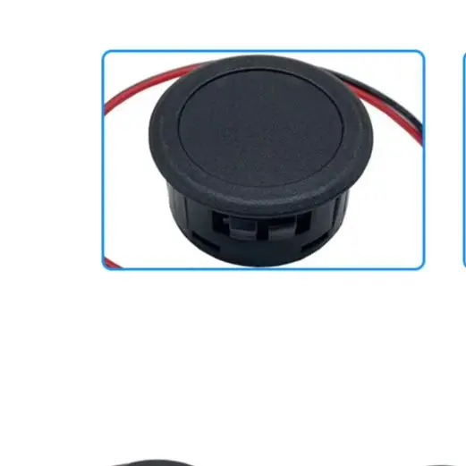 Voltmetro digitale rotondo DC5-100V LED Misuratore di tensione a 2 fili con protezione da inversione di polarità per test automobilistici e industriali