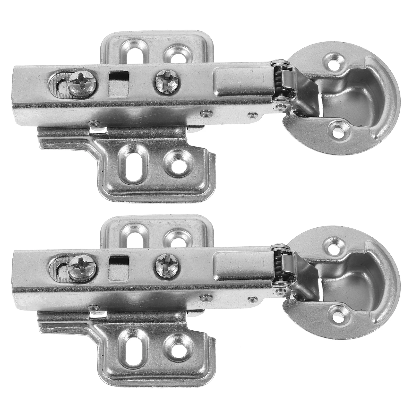 

2Pcs Hydraulic Damping Hinge Stainless Steel Buffer Hinge for Cabinet Door Window Silent Smooth Closing Heavy Duty Corrosion
