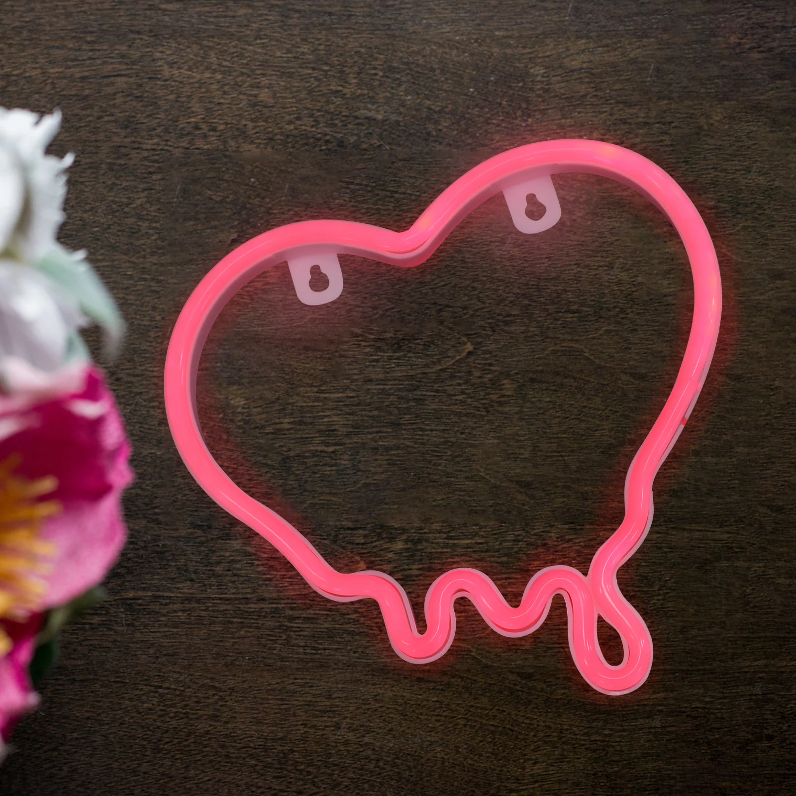 

Love Style Lamp Heart Bedroom Neon Light for Bar Sign Decorative Melting Decoration