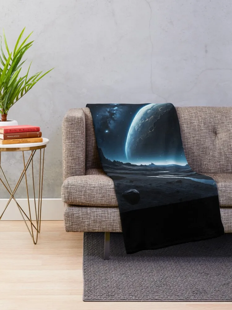 Explore Unique Space Landscapes in Digital Photography Throw Blanket Picnic Furrys Blankets