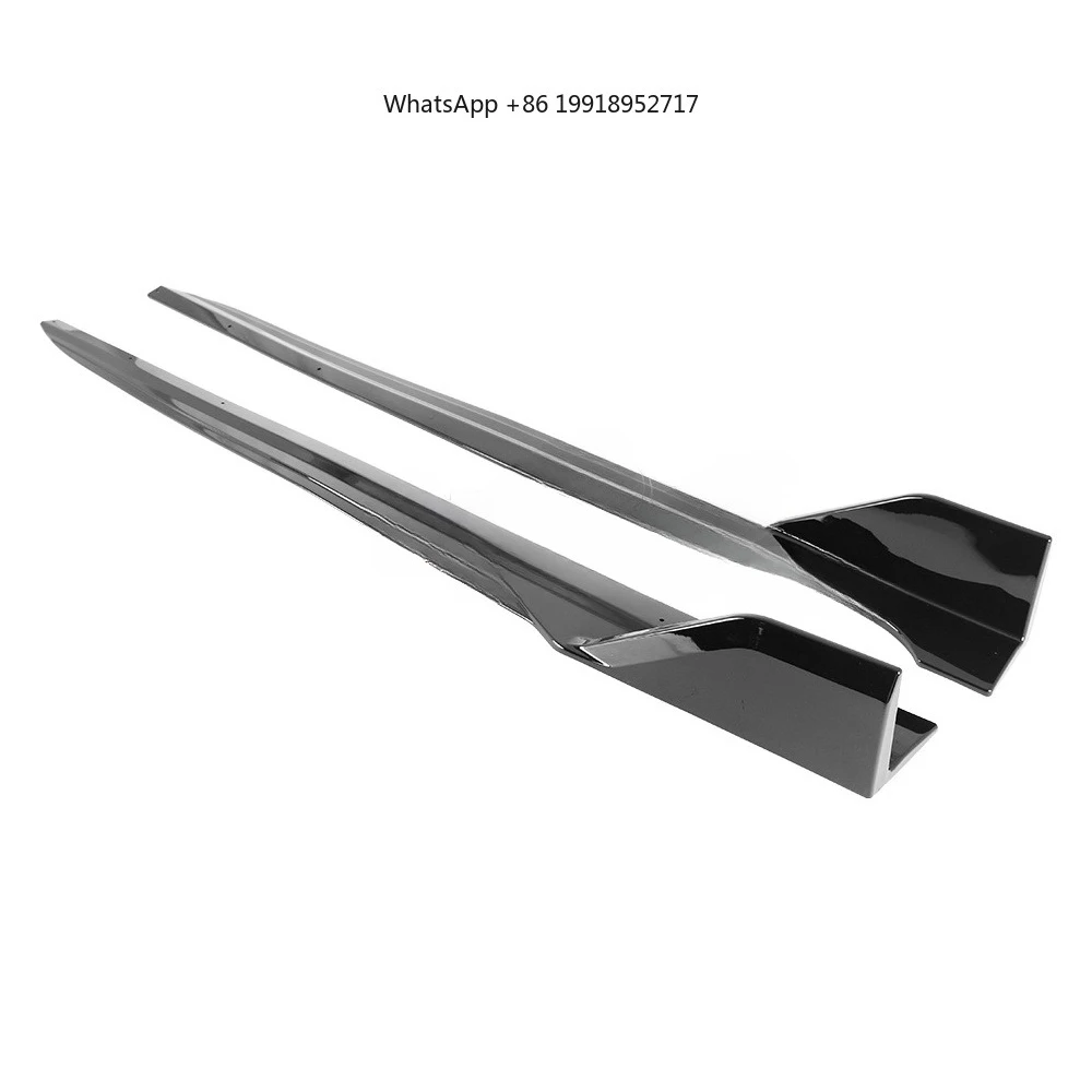 Haosheng G45 Exterior Accessories Side Skirts Protector Cover Trim Plastic Carbon Fiber Look Side Skirt for BMW X3 G45 JJ176