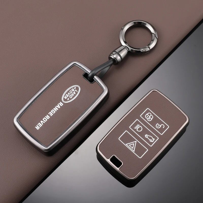 Zinc Alloy Car Key Case Cover Holder Shell For Land Rover Range Rover Sport Velar Evoque Discovery Freelander2 Elander Accessory