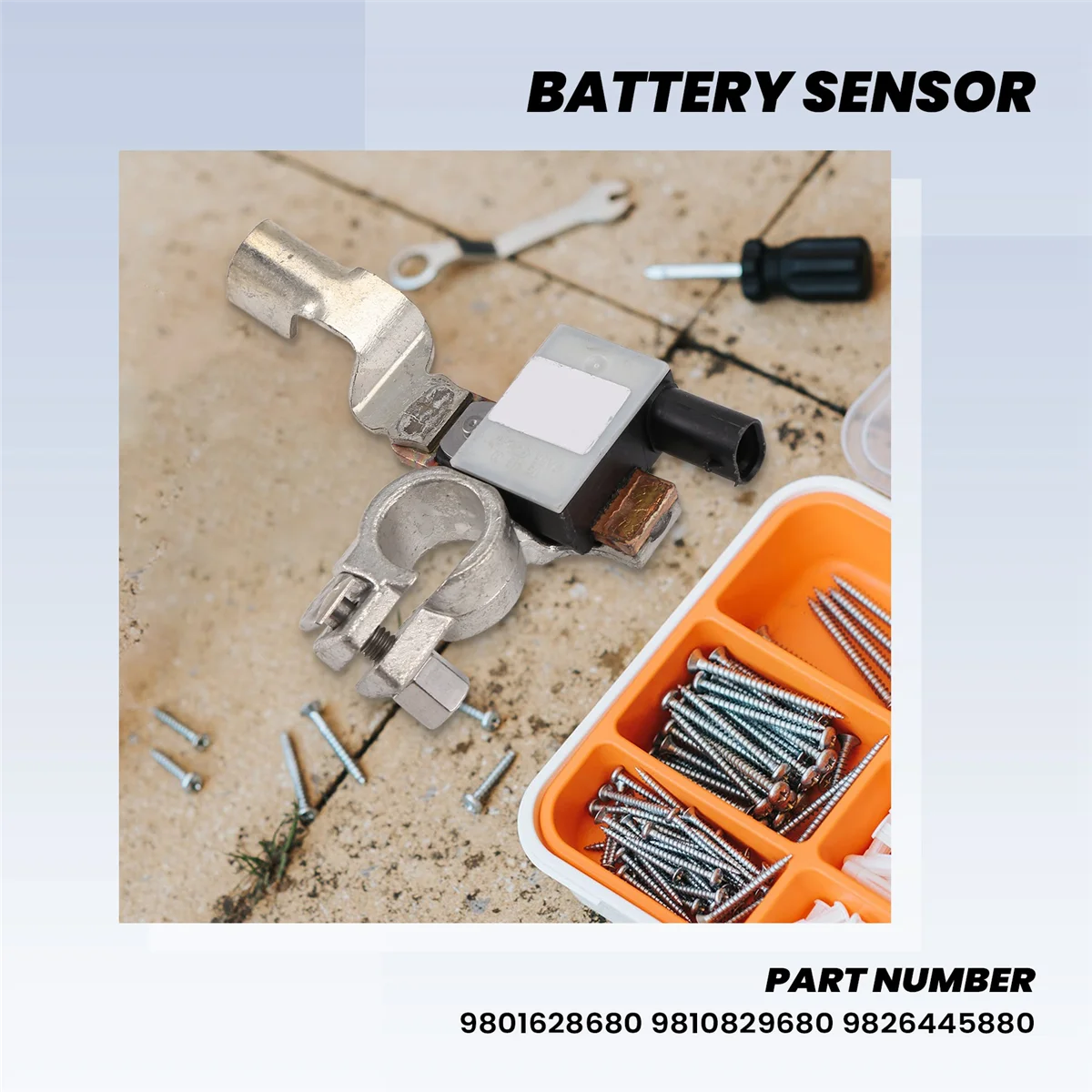 

M53K_Battery Sensor Battery Negative Line Sensor 9826445880 for Citroen C3
