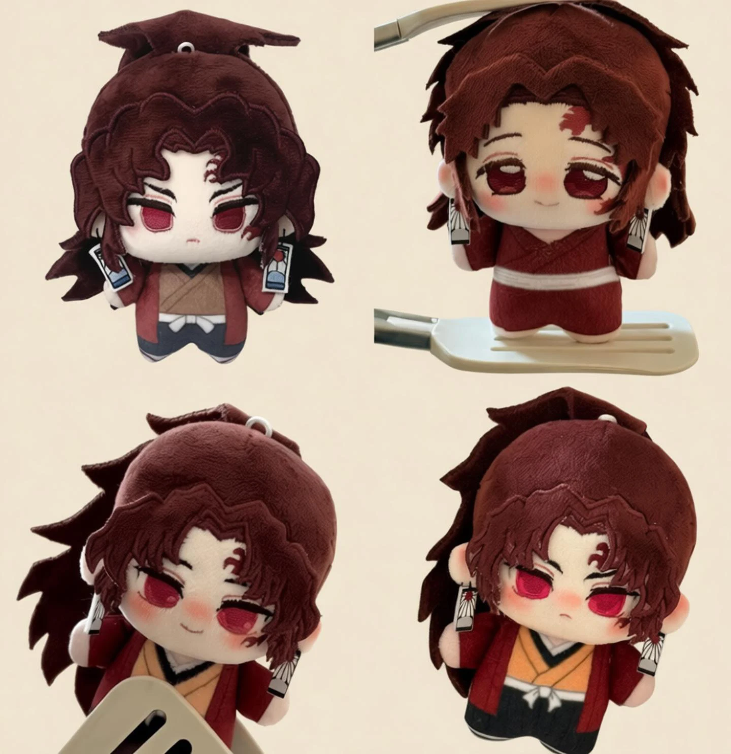 

10cm Stuffed Anime Tsugikuni Yoriichi Plushie Dolls Cosplay Plush Doll Toys Decorative Pendants Keychain Birthday Xmas Gifts