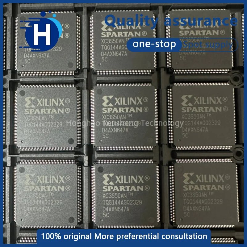 1 piece of high-quality XC3S50AN-5TQG144C programmable gate array chip in a TQFP-144 surface-mount package