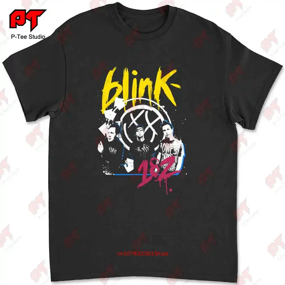 Blink 182 Concert T Shirt Summer 2009 Tour Size Small Black Neon SULT