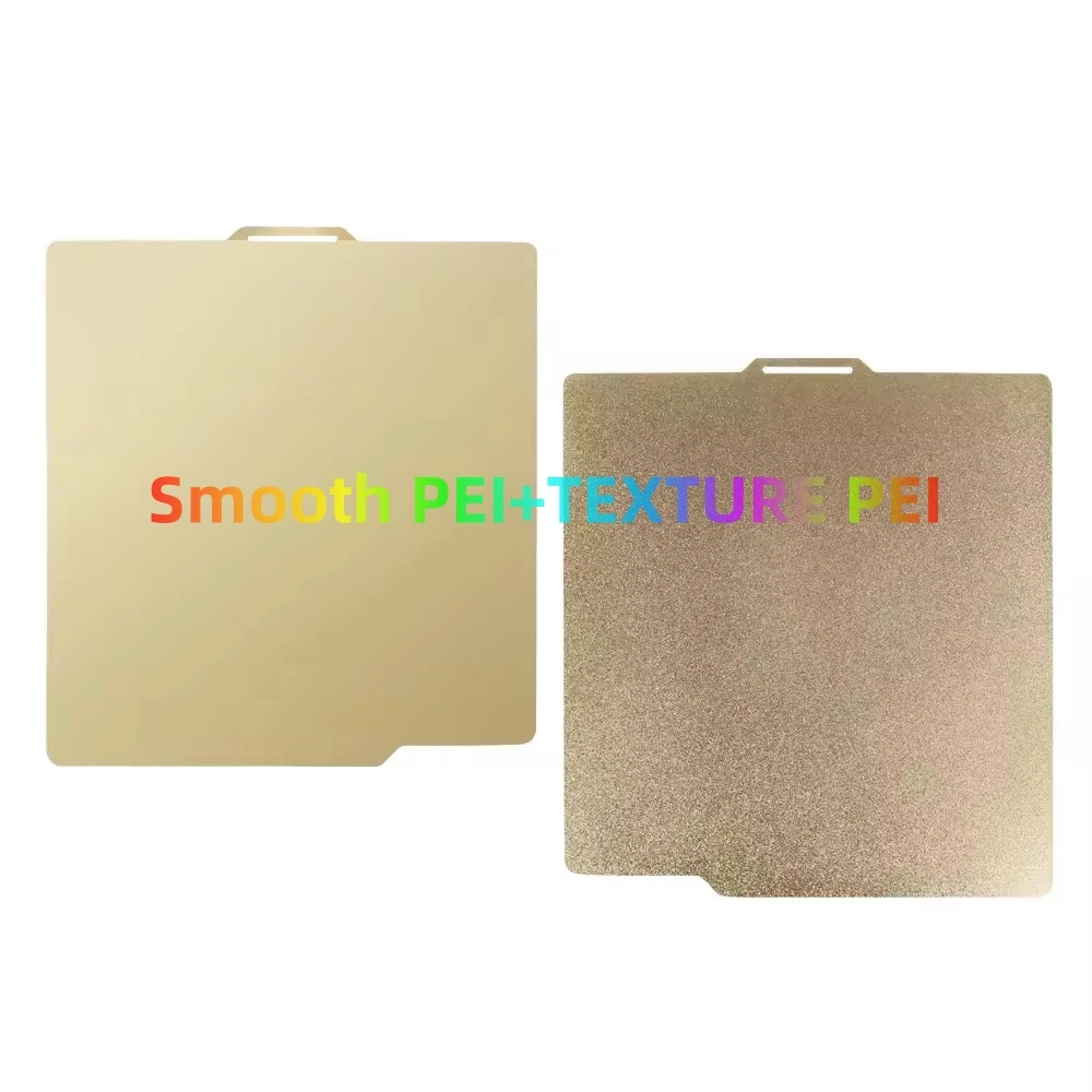 

Для Bambu Lab x1 Рабочая пластина PEI Гибкий двухсторонний текстурированный гладкий лист пружинной стали PEI 235/257 мм для лабораторий Bambu HeatBed