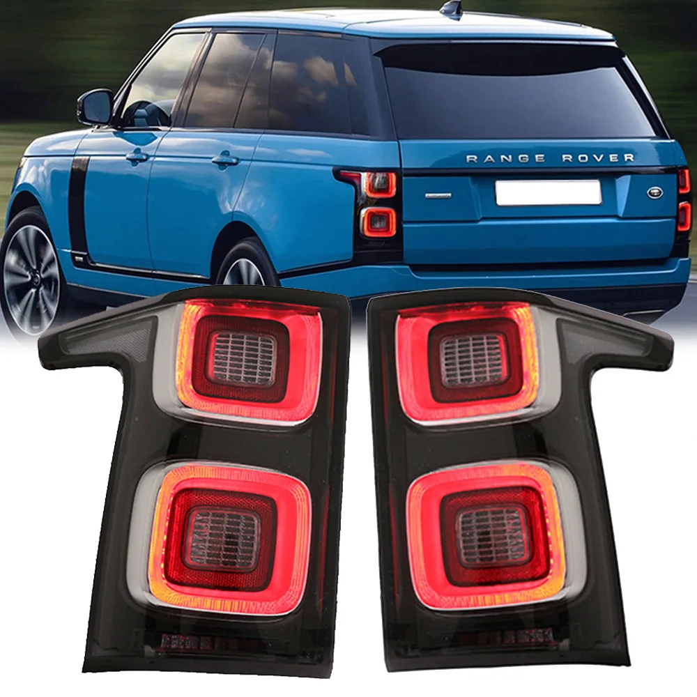 Rear Bumper Light Tail Stop Brake Lamp For Land Rover Range Rover Vogue 2013-2017 L405 Upgrade 2018-2022 Style Taillight