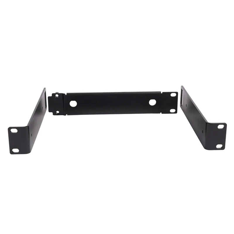 Rackmount Rack Metal Frame for Wireless Microphone System Wireless Ear Return Bracket Rack Black-ELEC