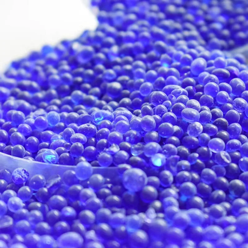 High Absorption Reusable Color Changing Blue Silica Gel Desiccant Gel Silica Blue Crystals Beads in Electronics Chemicals