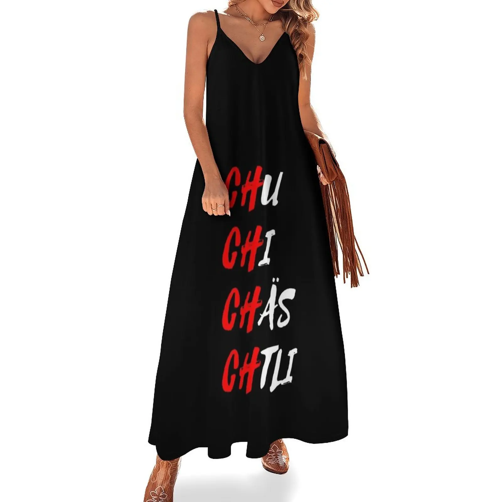 

Switzerland Chuchichschtli Tourist Bern Gift Sleeveless Dress Dress women dresses for women 2025 Long veiled dresses Dress
