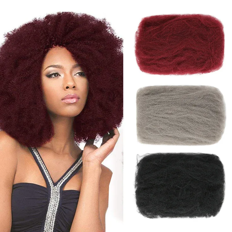 1 Pack Synthetic Afro Curly Hair Dreadlocks Hair Crochet Braiding Hair Extensions For Women