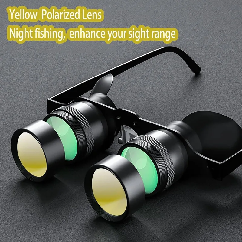 Fishing Binoculars Professional Hands-Free Glasses for Bird Watching, Sports, Concerts HD Portable Telescope