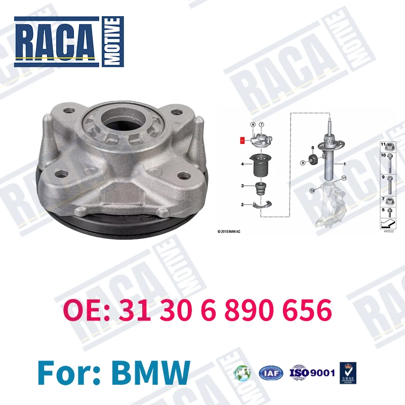 For BMW 3 Series G20 G21 G29 320d 330i Z4 Front Suspension Strut Support Bearing 31306890656 31306879227 31306892572 31307916127