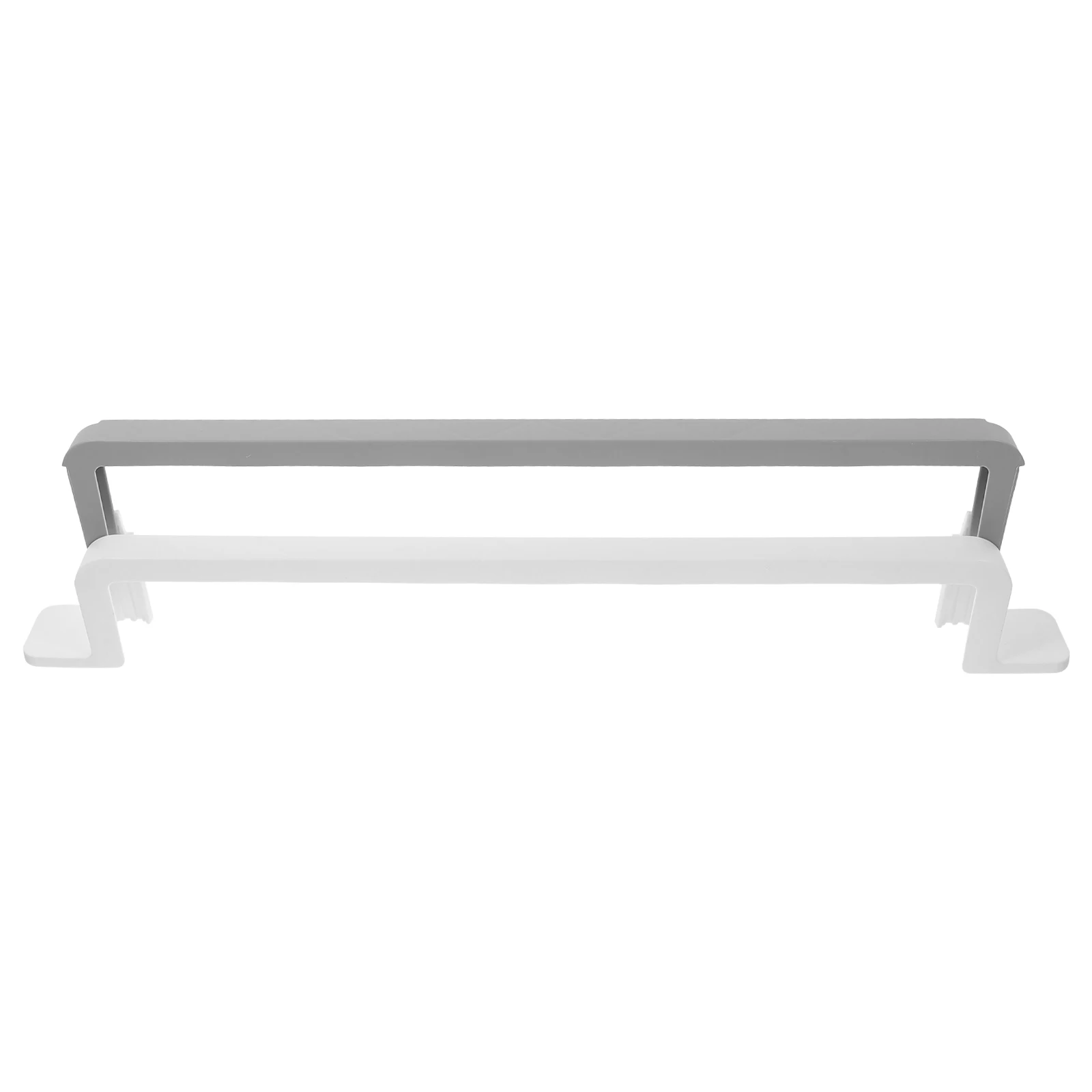 

53CM Gray White Large Size Wall Mounted Punch Free Foldable Shoe Rack Slipper Holder Towel Hanger Hallway Bathroom Entryway