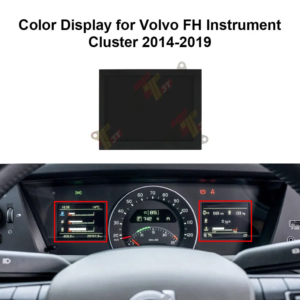 

4" Color Display for Volvo FH FH16 ETS2 Instrument Cluster 2012