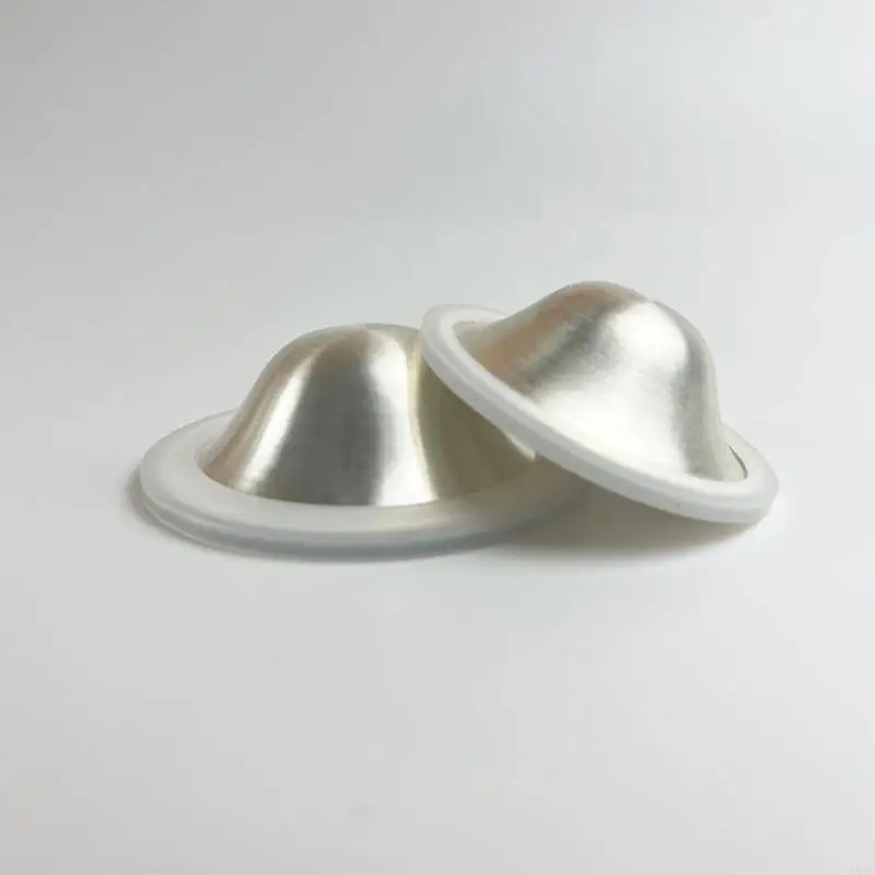 A5YC Silver Nipple Cushions Circlet RelievesPainful Friction Perfect for Nursing Moms