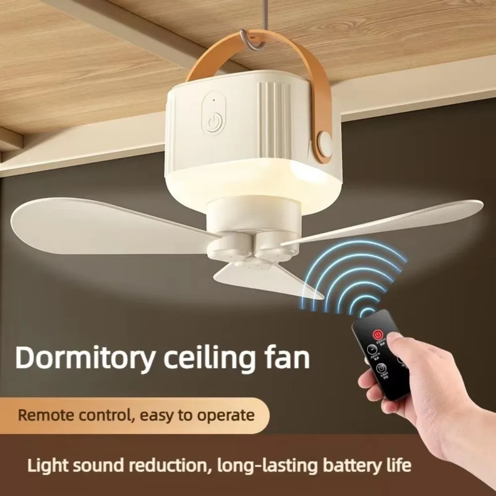 

Rechargeable Ceiling Fan Light Remote Control LED Lighting Ceiling Lamp 3 Speed Settings with Remote Control
