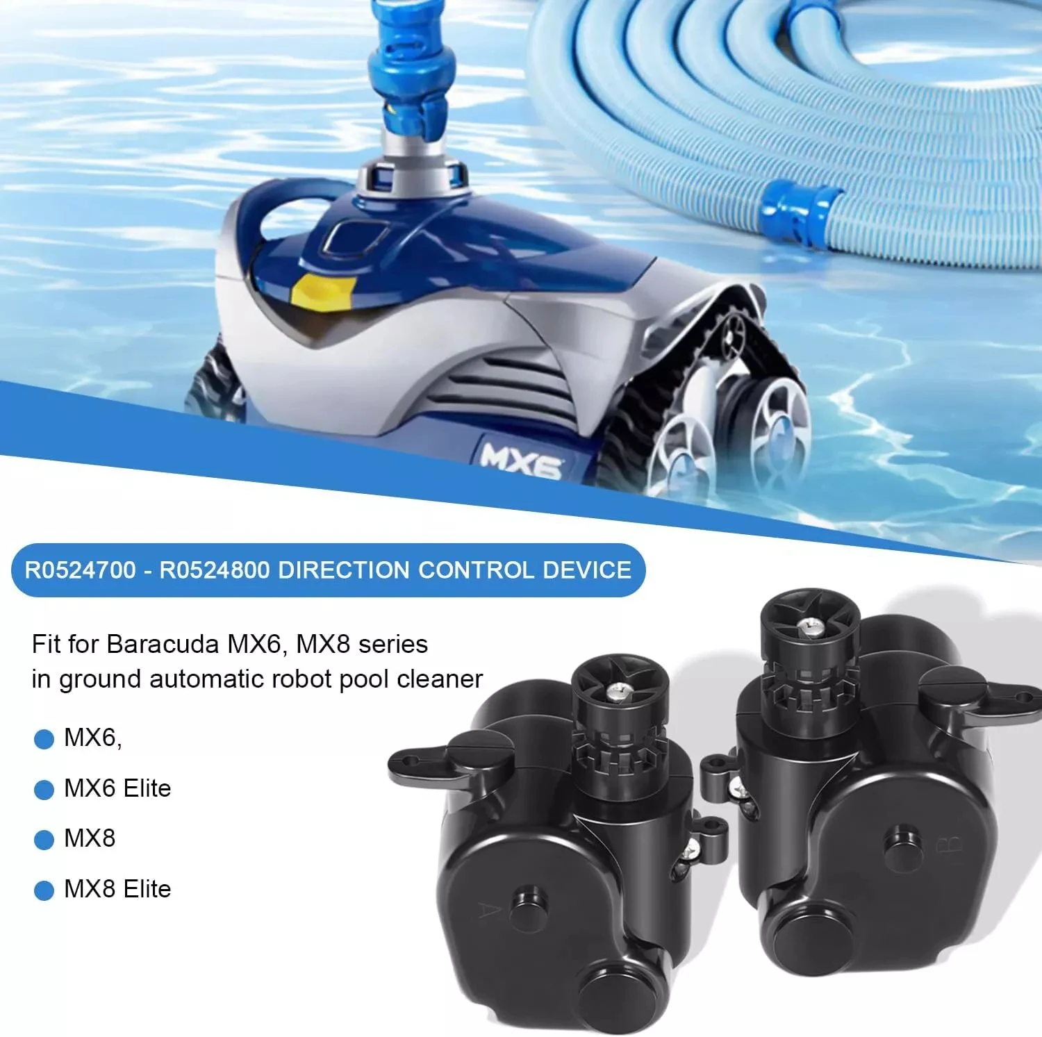 R0524700/R0524800 Seitensteuerungsgerät A/Seitensteuerungsgerät B für Zodiac Baracuda MX8 MX8 Elite automatischen Roboter-Poolreiniger – Detail 4