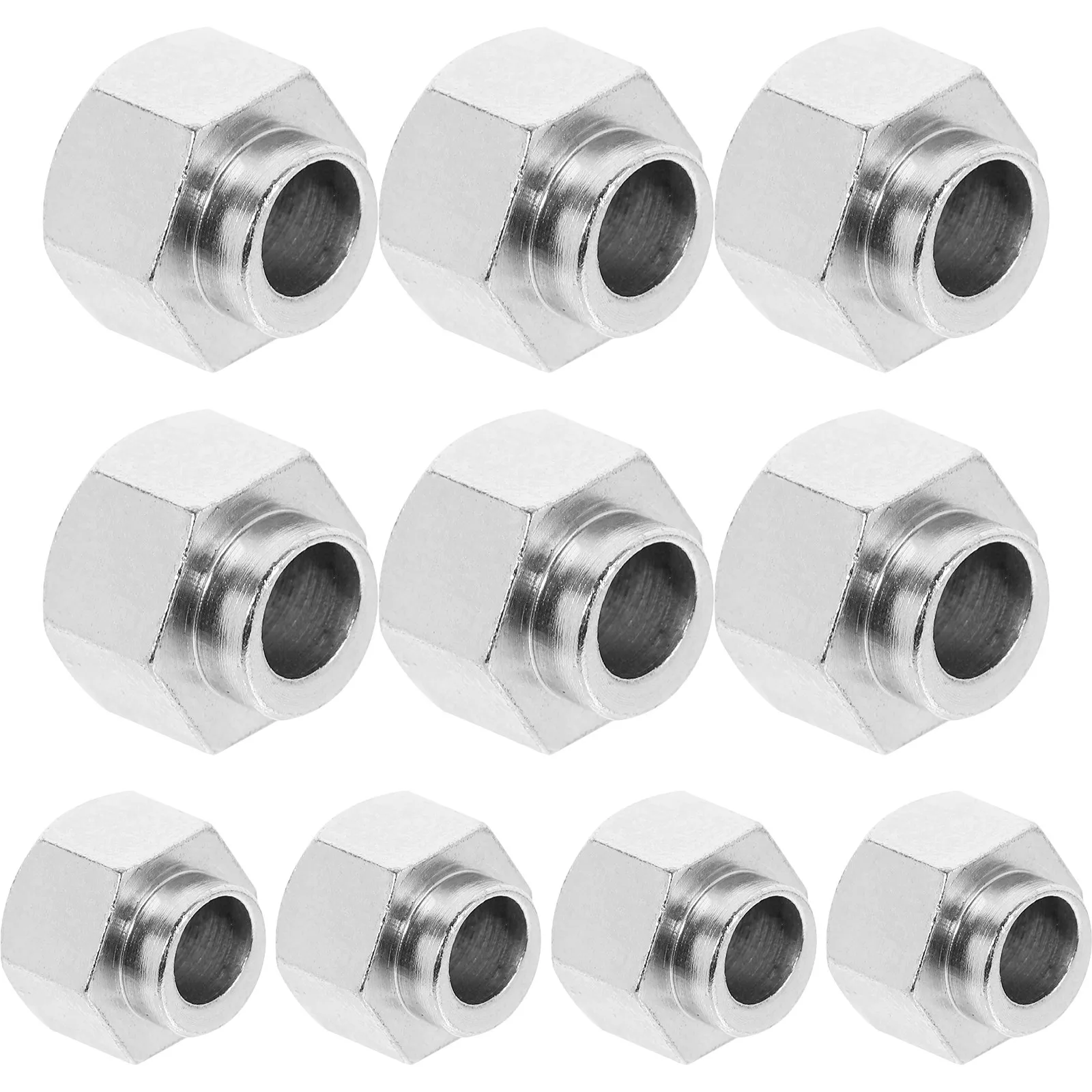 

10Pcs Hexagonal Eccentric 3D Printer Nuts Carbon Steel Nickel Plated Rust Resistant Hand Twist Leveling Nut Set 3D Printer