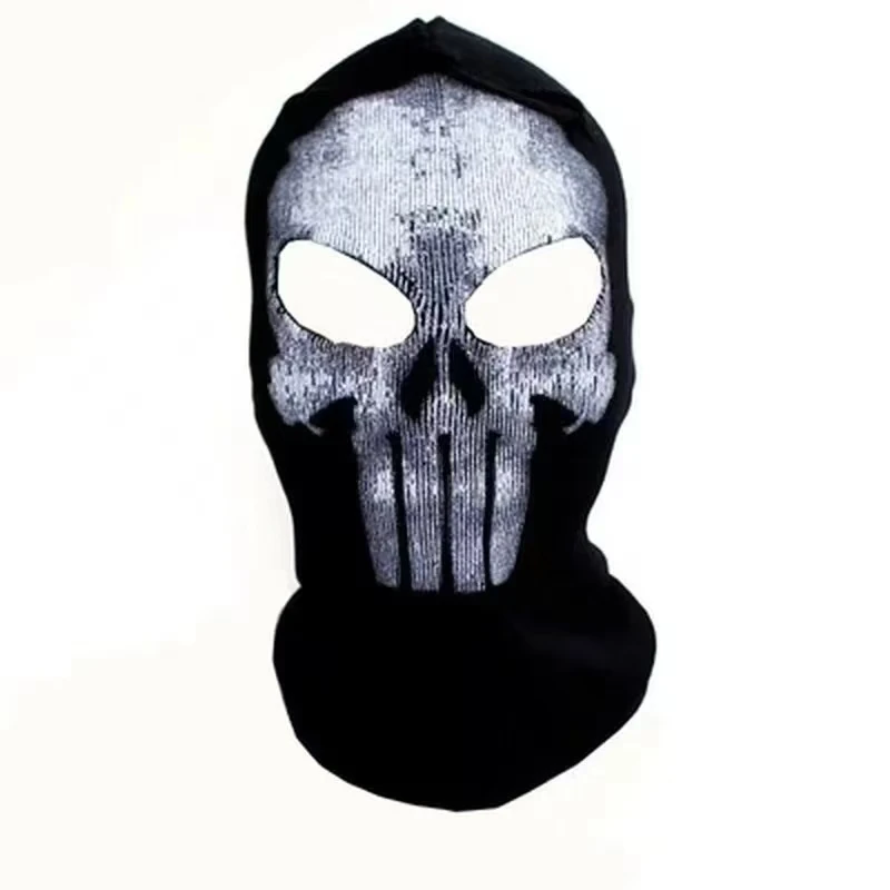 Halloween new mask Black Mask Balaclava Beanies Hats Men Ghost Skull Full Face Warmly Mask Hood Beanie Ggorros Hombre Casquette