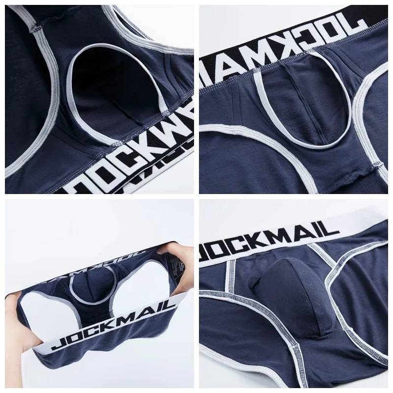 JOCKMAIL Brand Men Underwear Penis Pouch Sexy Push Up Gay Penis Pouch Men Briefs Male Panties Calzoncillos Hombre Gay Underwear