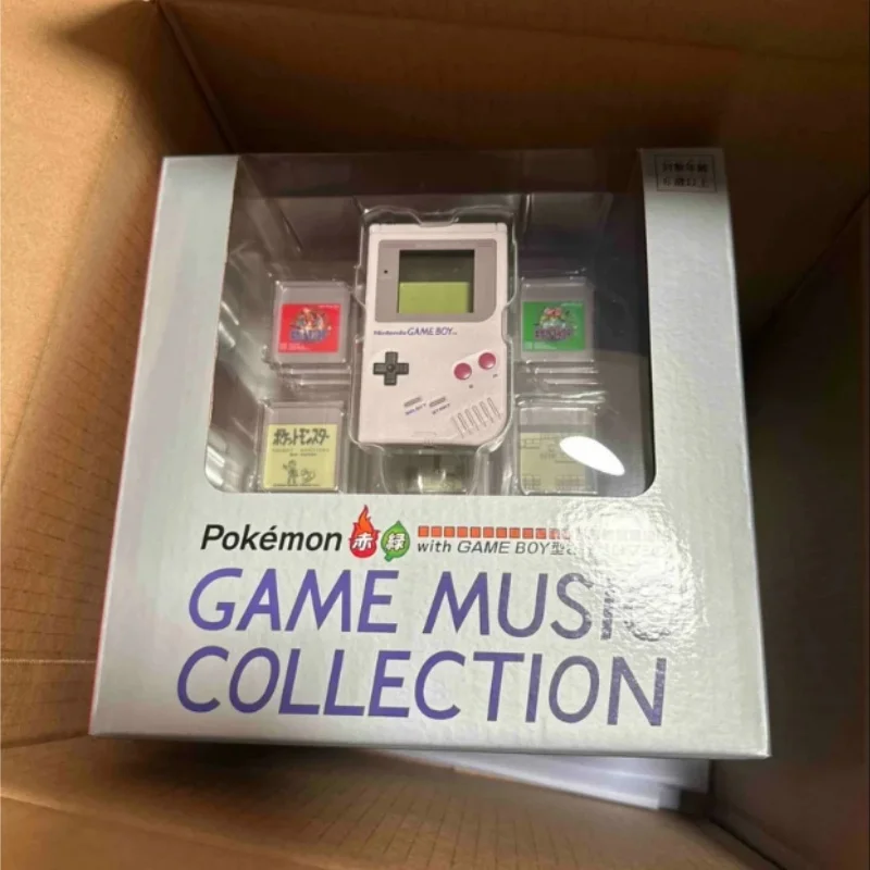 Pokémon 30th Game Boy Jukebox - Retro Music Player with 45 Cartridges Red & Green Edition Collectible Gift for Fans