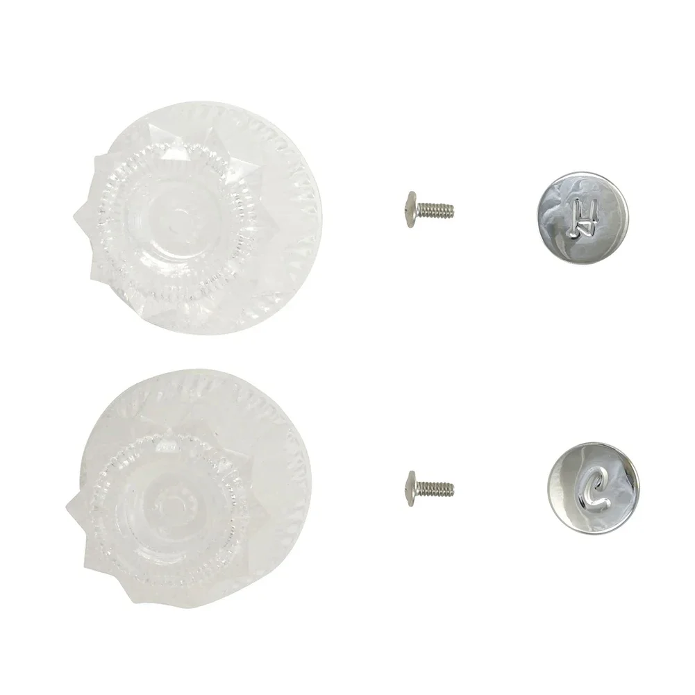 Lèvent de douche en acrylique transparent, remplacement de poignée, HOParts, 2 pièces
